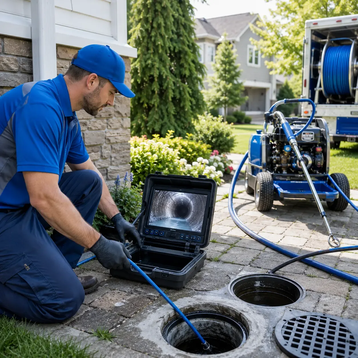 Outdoor drain cleaning professionals serving Somerset, TX