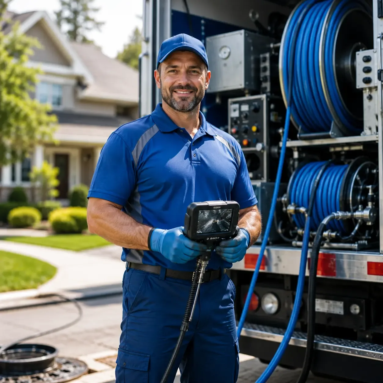 Local outdoor drain cleaning specialists in Somerset, TX
